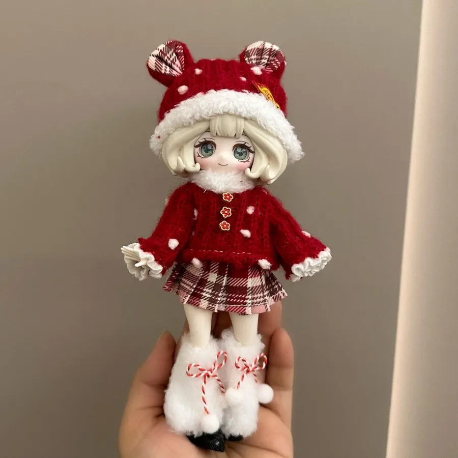 Фото Одежда для кукол, подходящая для кукол BJD 1/8, OB11 1/12, пропорции 11-17 см, аксессуары для самостоятельной нарядки кукол. №3