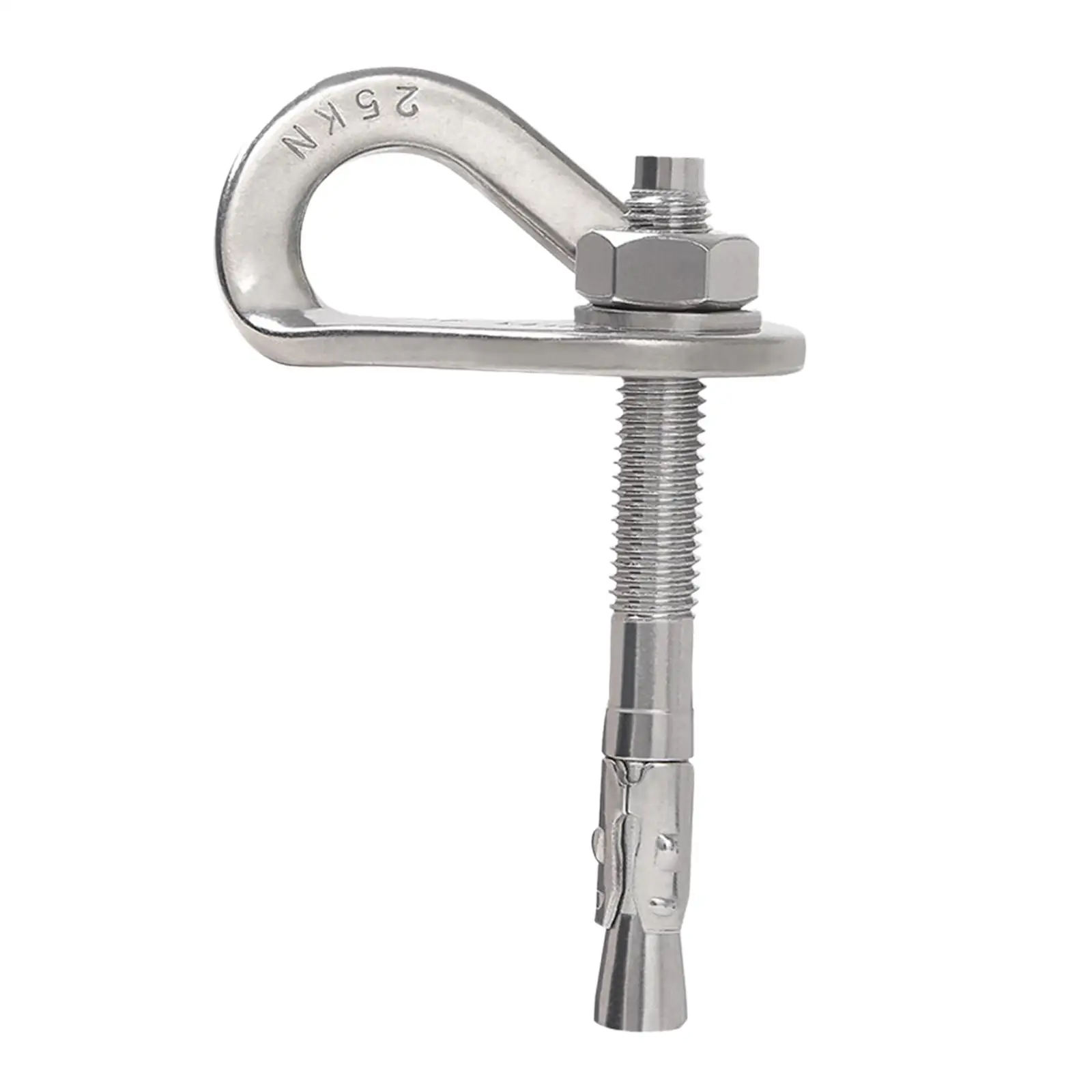 

Stainless Steel 25kN Anchor Plate Durable Rappelling Rock Climbing Hanger