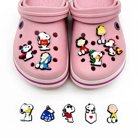 1 шт. новый дизайн обуви серии Snoopy шармы для обуви шармы аксессуары для классической обуви подарок для детей распродажа
