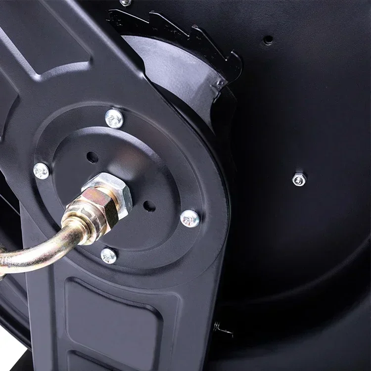 Автоматическая втягивающая металлическая катушка для шланга. Садовое настенное