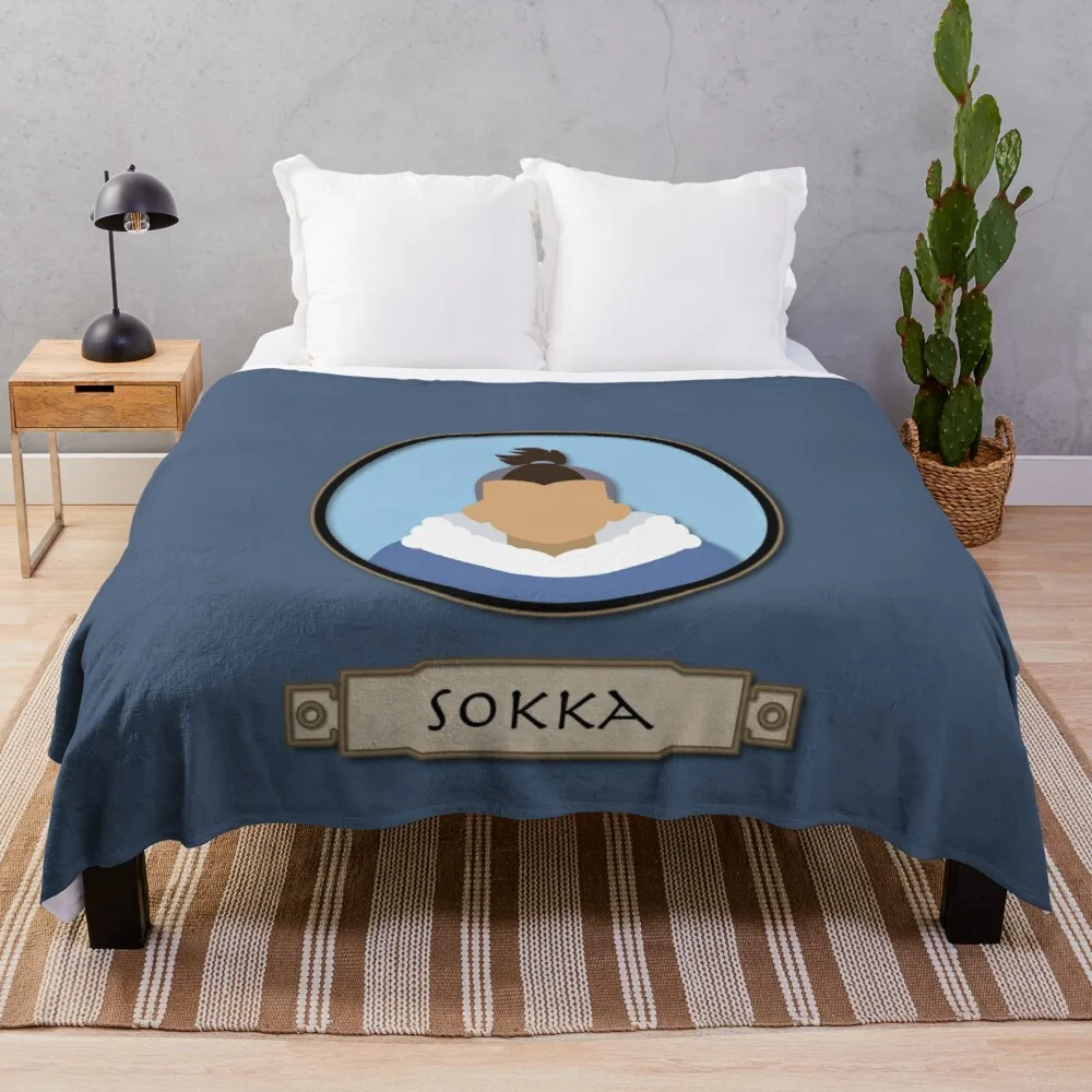 

Sokka , Avatar: The Last Airbender Throw Blanket Beautiful Blankets