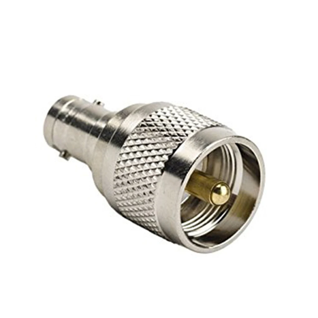 

1 2 4 6 Pcs RF Coaxial Coax Adapter UHF Male to BNC Female PL-259 PL259 Connector Adapter