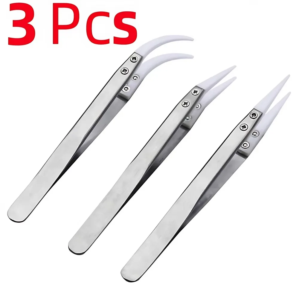 

Набор антимагнитных пинцетов из керамики