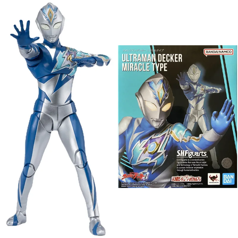 

In Stock Original BANDAI SPIRITS S.H.Figuarts SHF ULTRAMAN DECKER MIRACLE TYPE 15CM Model Collection Action Figure Toys Gifts