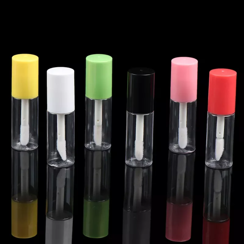 

NEW 10pcs/lot Empty Lip Gloss Tube, DIY Plastic Elegant Liquid Lipstick Container, Round Lipgloss Lip Balm Bottle