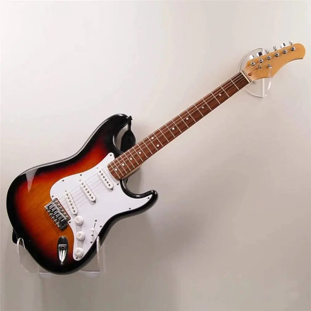 

2022 New Hot Sale Guitar Wall Bracket Acrylic Guitar Hanger Perspex Guitar Display Stand Holder