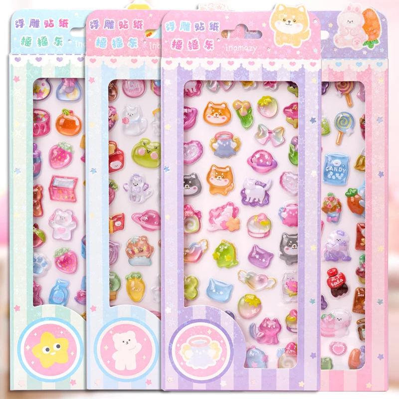 3D наклейки Kawaii