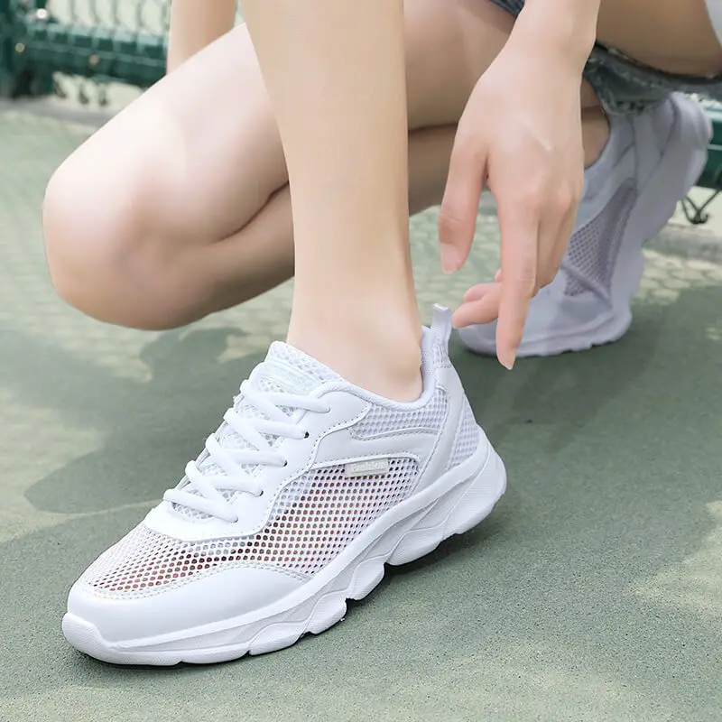 Sneakers Shoes for Women Outdoor Breathable Fashion Womens Jogging Shoes Fitness Sneakers Colorful Air Cushion Female Hollow out