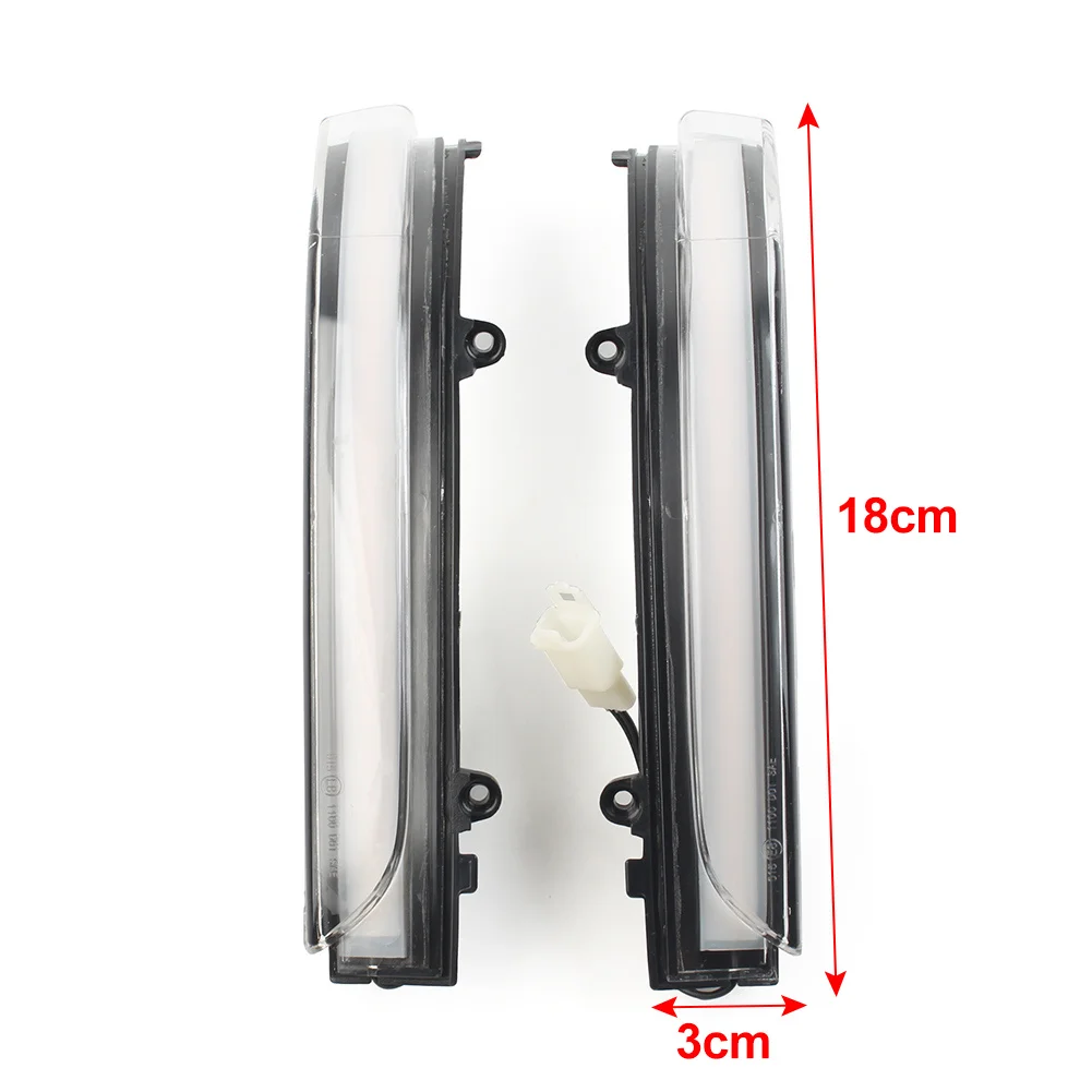 2 шт. автомобильный светодиодный динамический указатель поворота индикатор