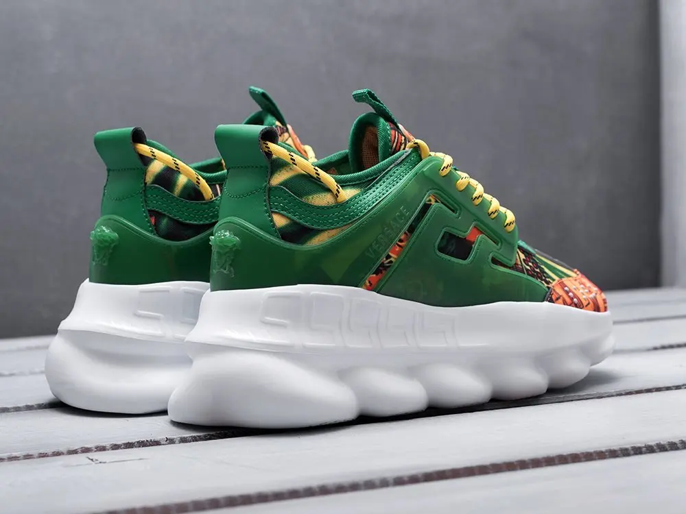 Кроссовки Versace Chain Reaction Зеленый Лето Женский | Обувь