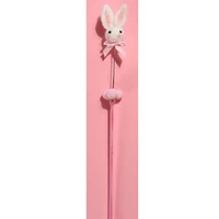 fairy funny cat stick bell handmade bow cat toy feather bell pink love tassel streamer custom