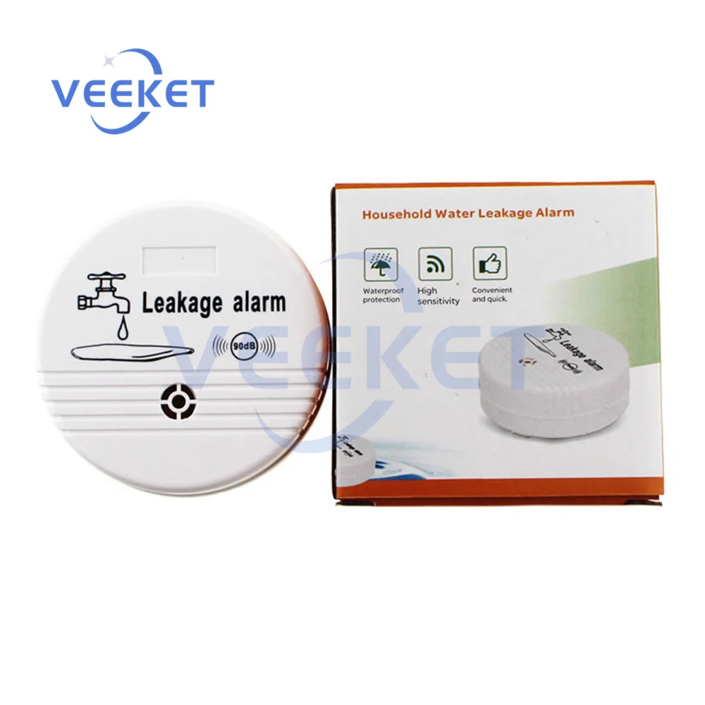 

Беспроводной детектор утечки воды с голосовым оповещением, 90 дБ