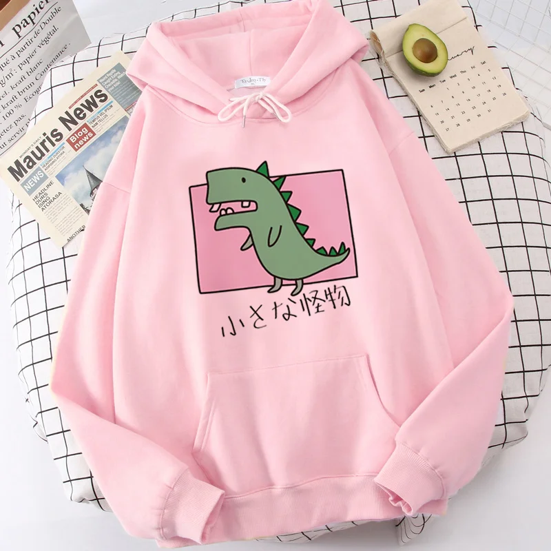 

dinosaur hoodies male 2022 hip hop printed printed male pullover clothing harajuku