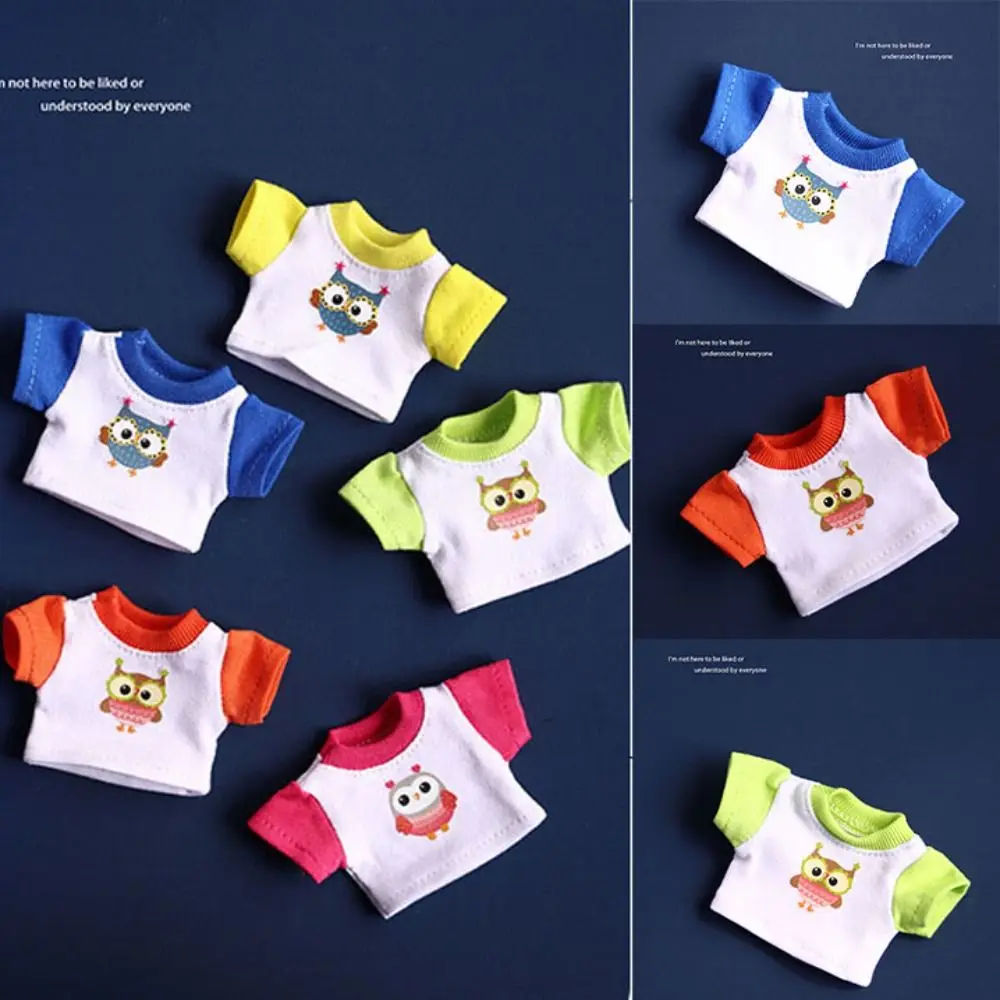 Кукольные толстовки с рисунком совы футболка эластичная модная стильная