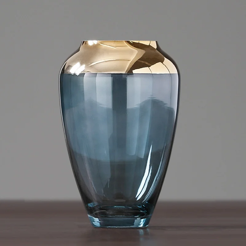 

vase Glass decoration modern simple transparent creative flower arrangement living room home furnishings