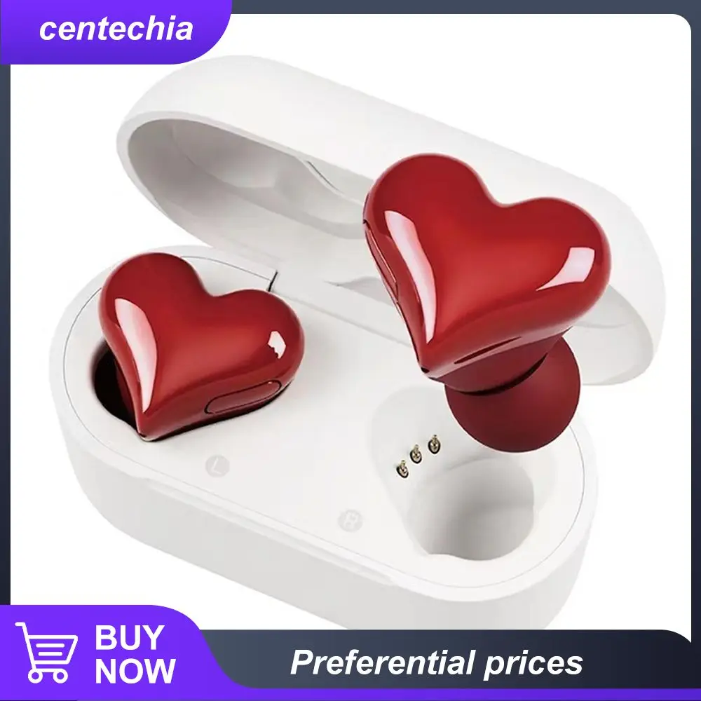 

Music Earplugs With Micphone Headphones Noise Reduction Mini Heart Headset New Earbuds Wireless For Ipx5 Trend Headset