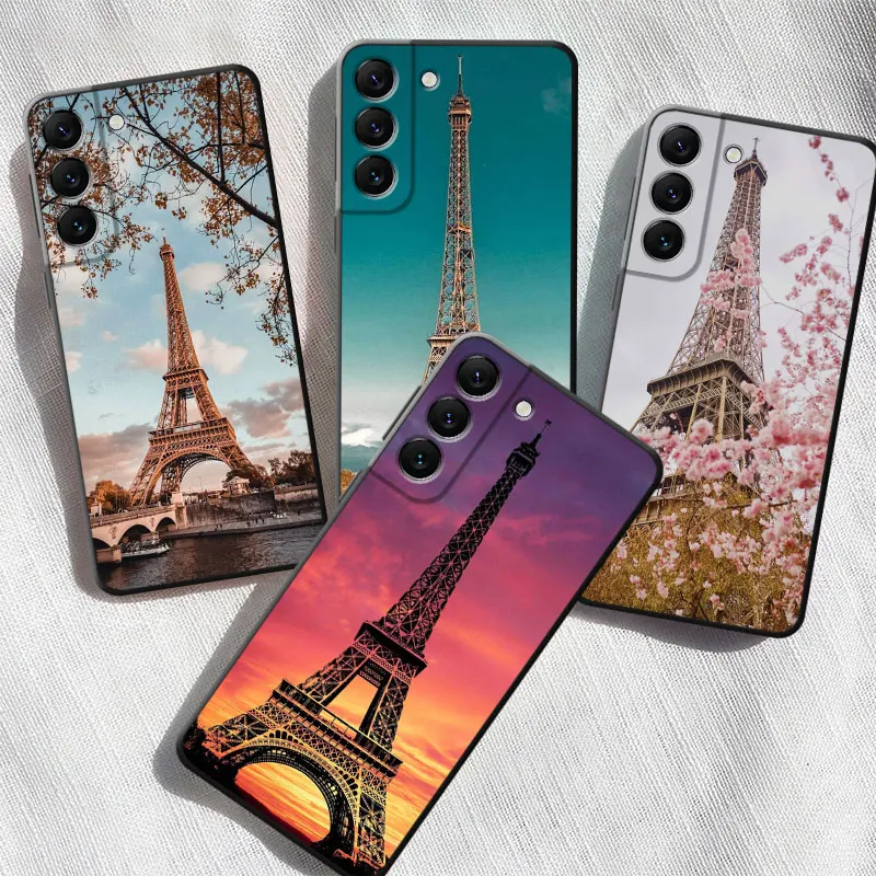 

Cover Paris Eiffel Tower For Samsung Galaxy S22 Ultra 5G S21 Plus S20 FE S10 Lite S9 S7 S8 S10e Note 20 10 S20FE Note20 Note10