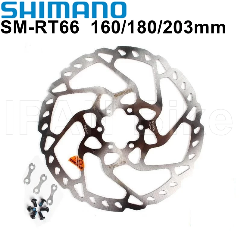 Оригинальный тормозной диск Shimano DEORE SLX SM-RT66 ротор с 6 болтами для горных