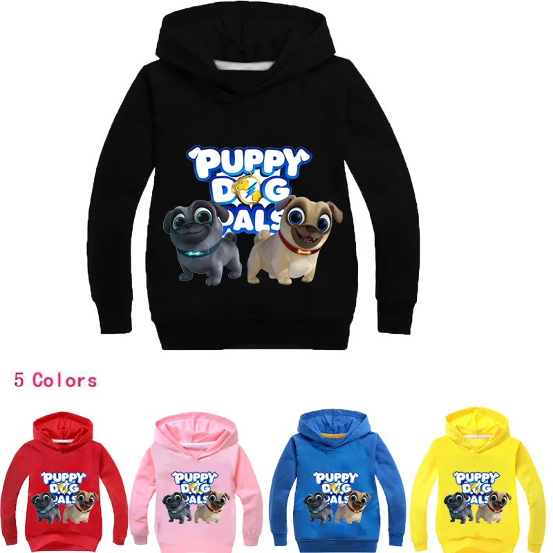 2-16Years Lady Dog Pillow Pal Porte Clothes Kids Coats Baby Girls Jacket Children Hooddy Jackets for Boys Sweatshirt Bike Jumper | Детская
