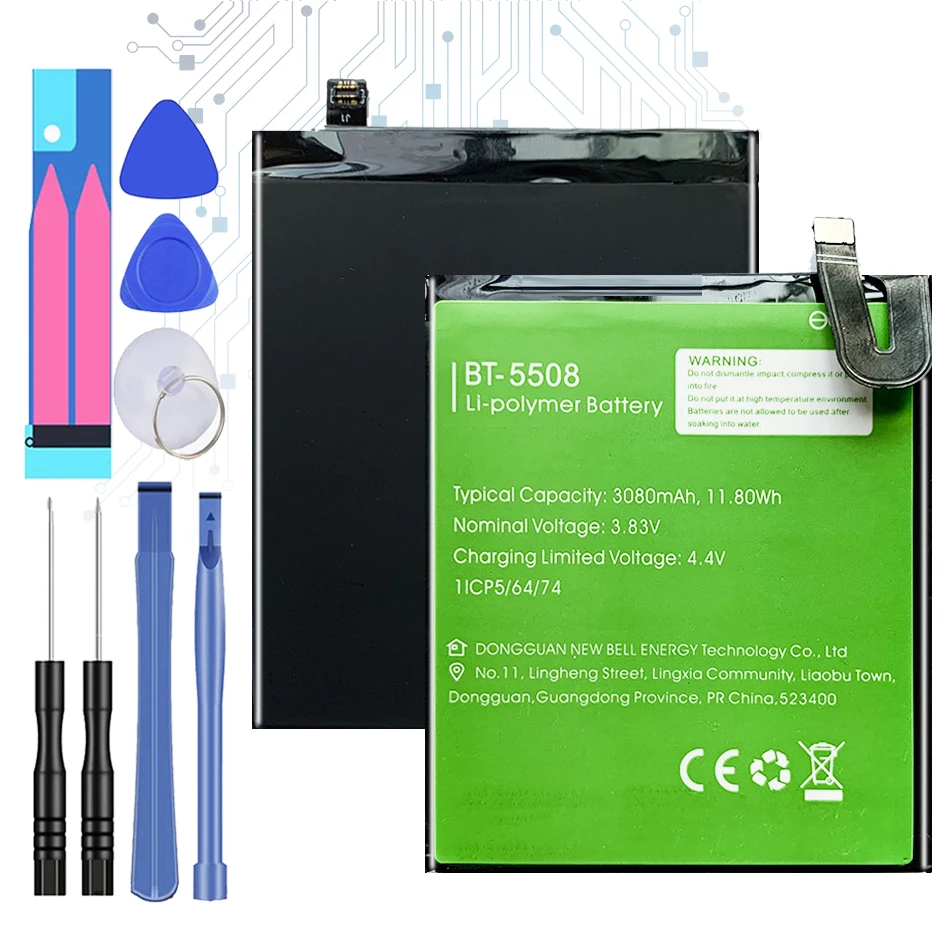 

BT-5508 BT 5508 Battery For Leagoo T8S Mobile Phone High Quality + Tracking Code