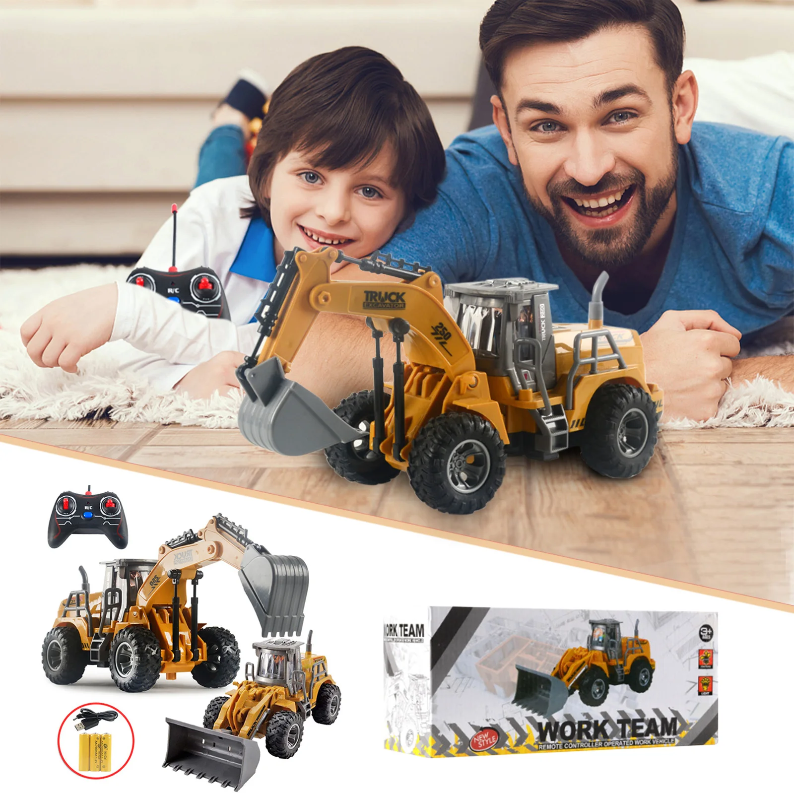 

Машинка детская с дистанционным управлением, зарядка через USB