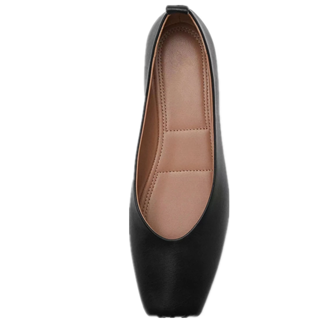 Elmsk French Style Fashion Shoes Women Flat Shoes Elegant Slip-On Loafers Women Sheep Square Toe Vintage Garden