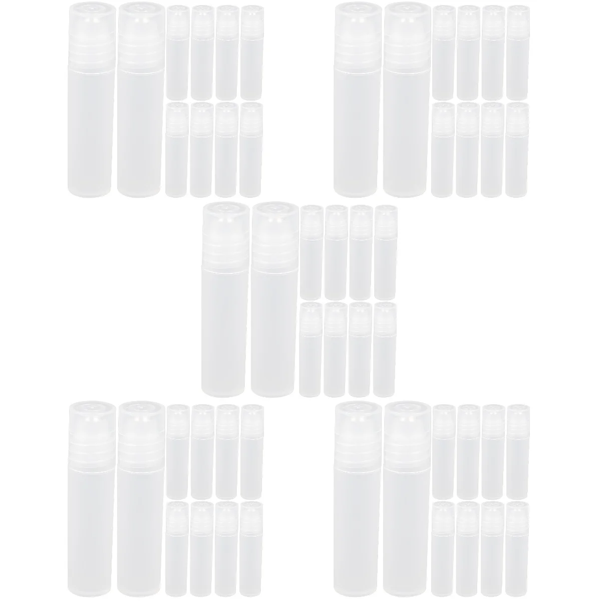 

50 pcs Roller Perfume Bottles Container Empty Perfume Rolling Ball Bottles