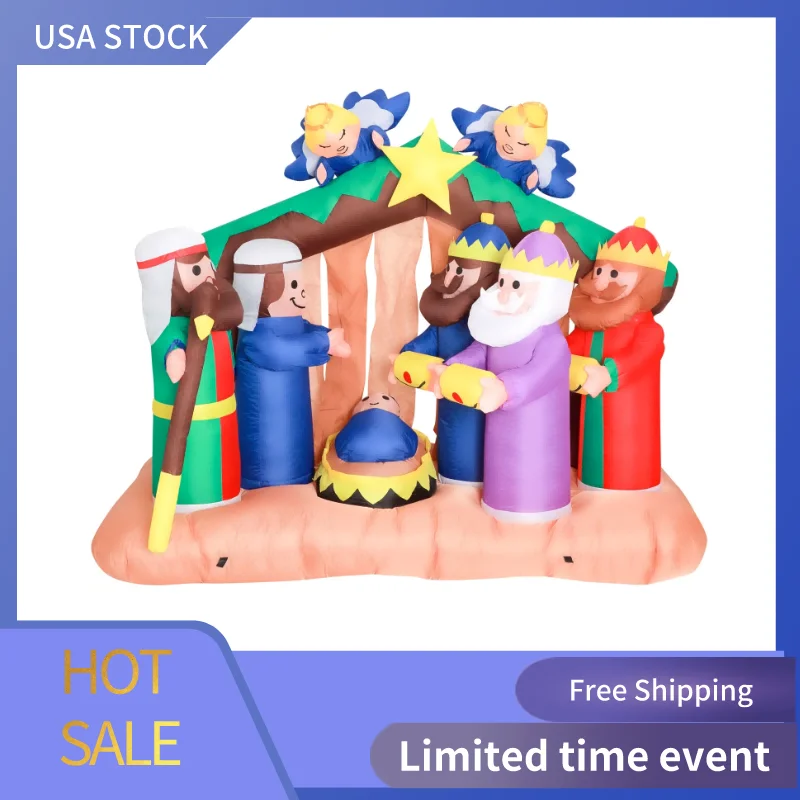 

6 футов Рождественская декорация на тему Рождества и Рождества