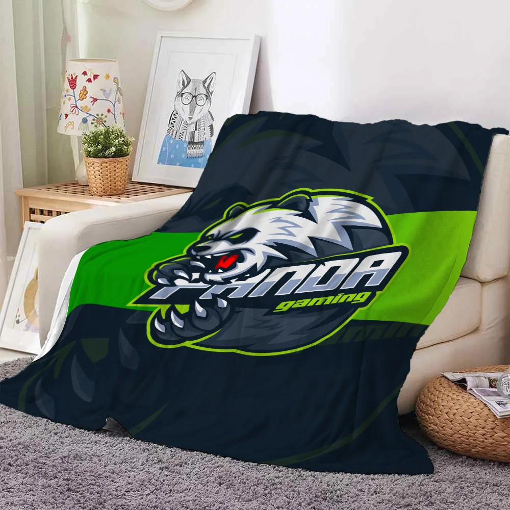 

New Cartoon Anime Panda Blanket 350g Double-Sided Flannel Autumn and Winter Warm Blanket Adult children sofa office Nap Blanket