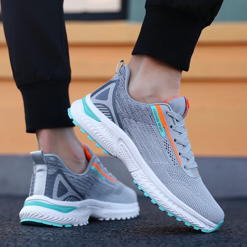 Men's Golf Shoes Outdoor Sports Shoes Men's Mesh Breathable Golf Shoes Non Slip Fitness Training Golf Jogging Walking Shoes