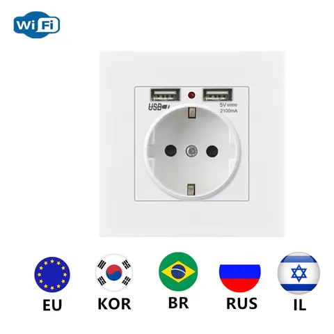 Wi-Fi камера для розетки DUHE LOOKCAM EU белая