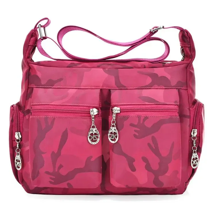 

Large Bag Fashion Purse Shoulder Messenger Handbags Oxford Crossbody Waterproof Women Bag Travel Nylon Wallet Capacity Bags