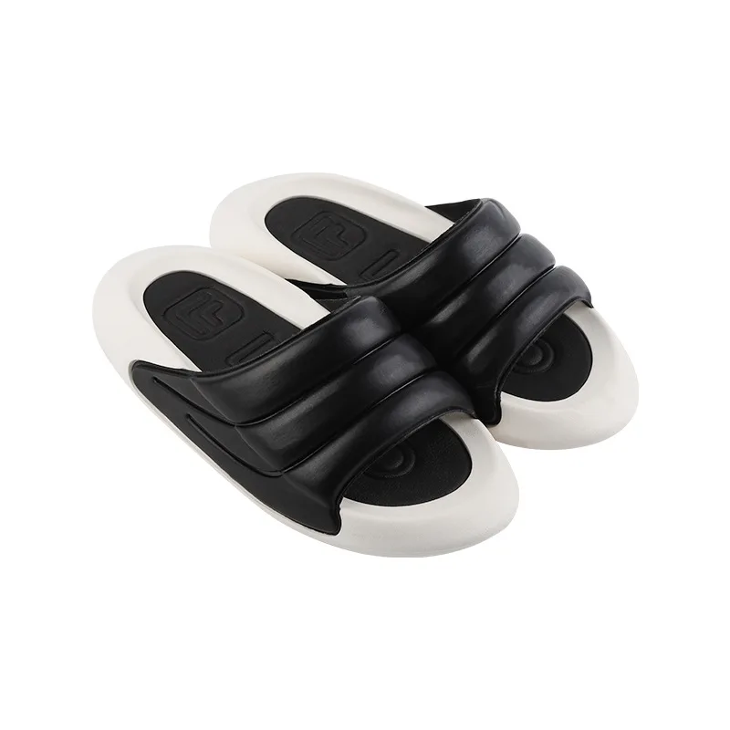 Fashion Indoor Street Slippers For Women Men Summer Platform Shoes For Couples Thick Sole Female Male Home Shower Beach Slides