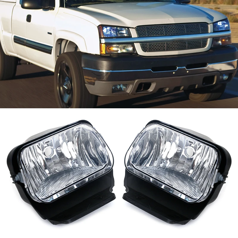 

Противотуманные фары переднего бампера для Chevrolet SILVERADO 1500 2500 3500 и HD Classic 2004-2007, сигнал дневных ходовых огней без лампочки