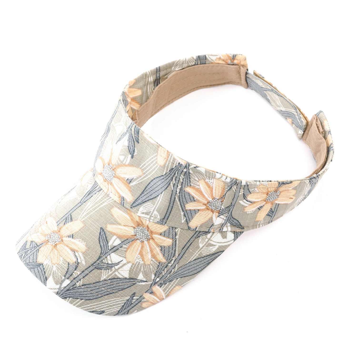

Summer Lady Sun Visor Flower Baseball Cap Fashion Outdoor men Protection Hat Male Sunhat Mountaineering Beach Outing Accessories