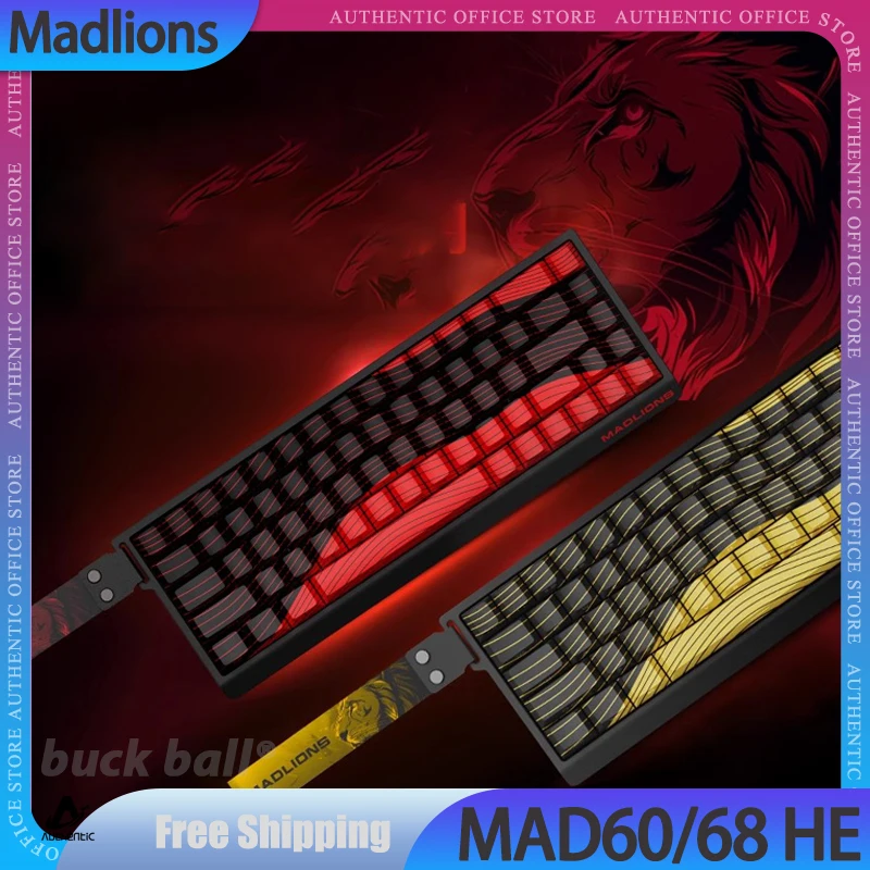 Клавиатура Madlions MAD60/68 HE с магнитным переключателем Проводная Механическая