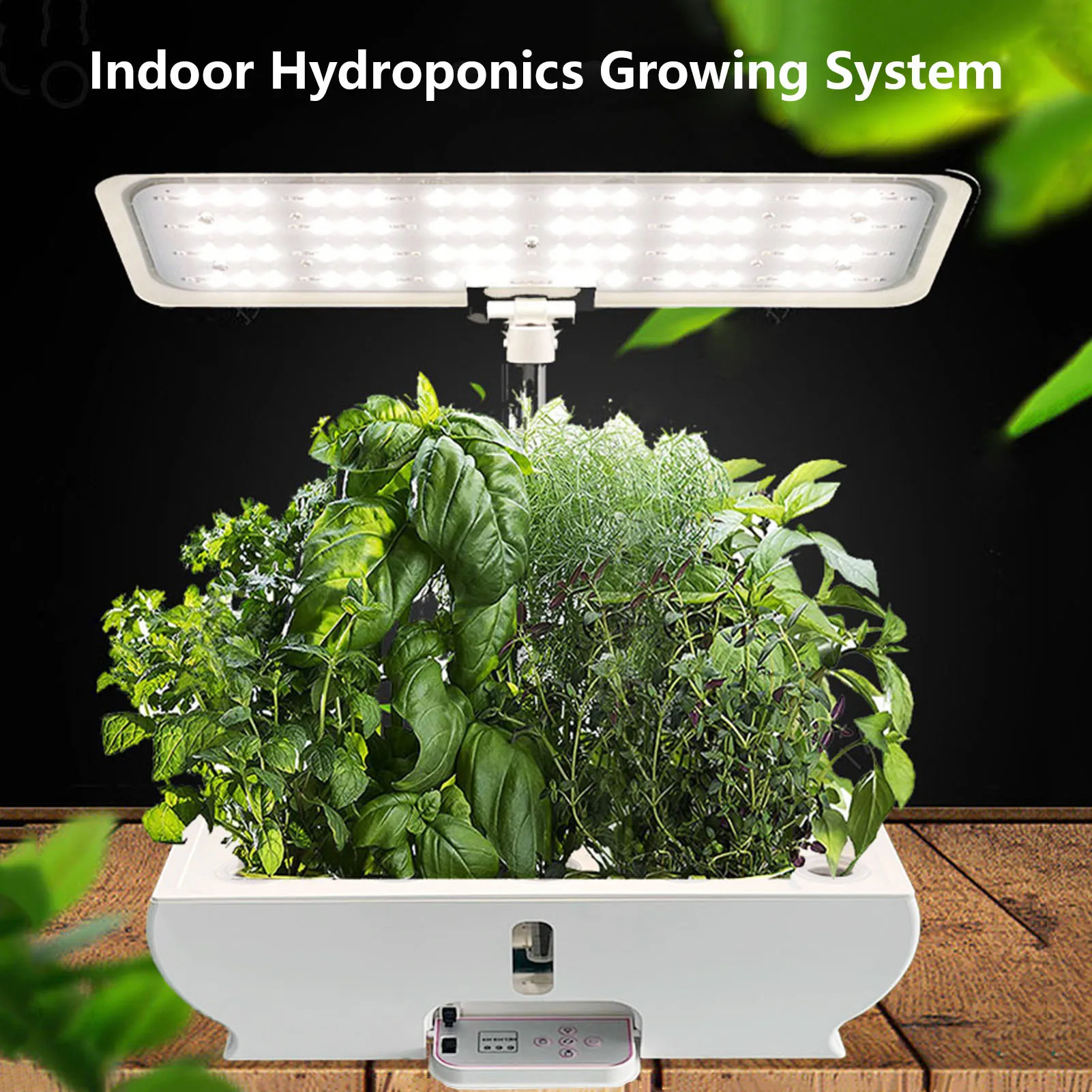 

9 Pods Hydroponics Growing System Indoor Herb Garden with LED Grow Light Smart Garden Planter Auto Flower Nursery Pot for Home