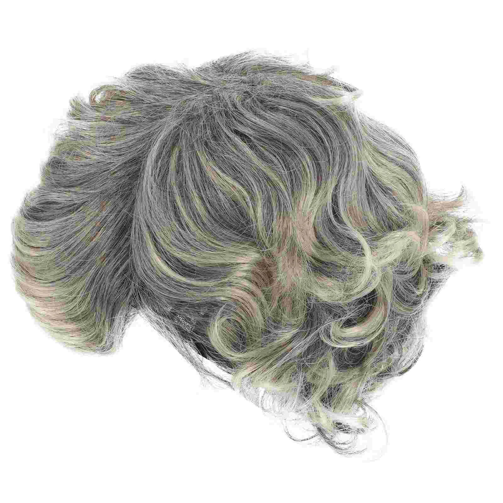 

Old Lady Grey Short, Grandma for Masquerade Party ( Style 1 )