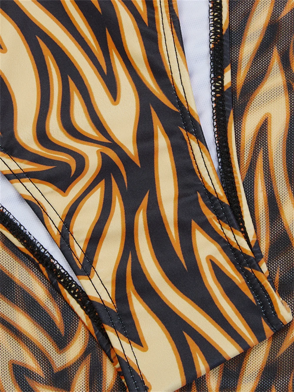 Горячее пламя бикини с открытой спиной Купальники женские микро стринги