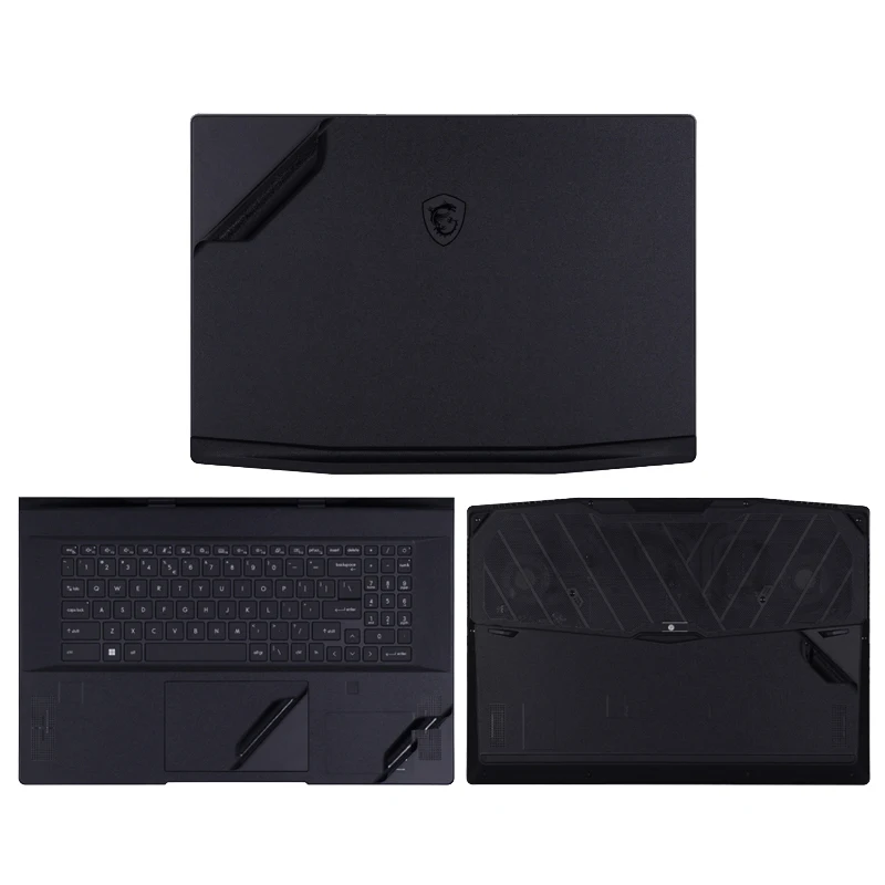 Фото Виниловый чехол для ноутбука MSI Stealth 17 Studio A13V/GS76/GT76/GS77/Vector GP78HX/GP68HX/GE78, защитная пленка без остатков №3