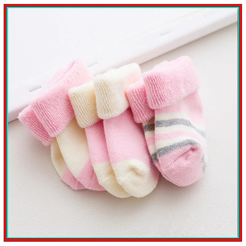 

3 Pairs/Lot Baby Winter Boy Girl Socks For Newborn Toddler Kids Sock Infantil New born Socks Thicken Warm Infant Accessories