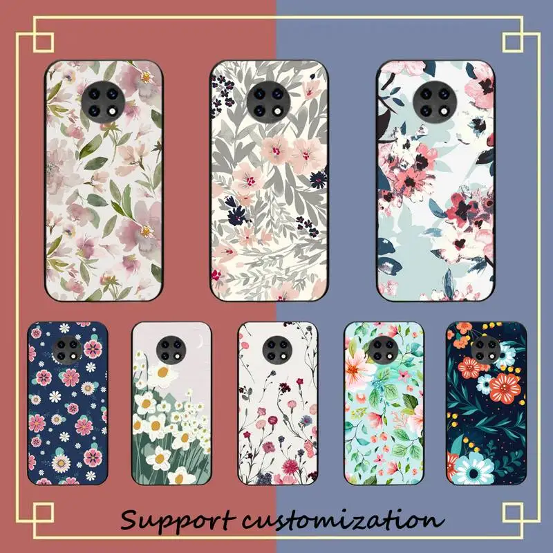 

Floral Phone Case for Redmi Note 8 7 9 4 6 pro max T X 5A 3 10 lite pro