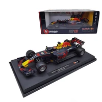bburago f1 racing car red bull racing tag heuer r813 max verstappen 2017 hardcover diecast 132 scale model cars toy collection