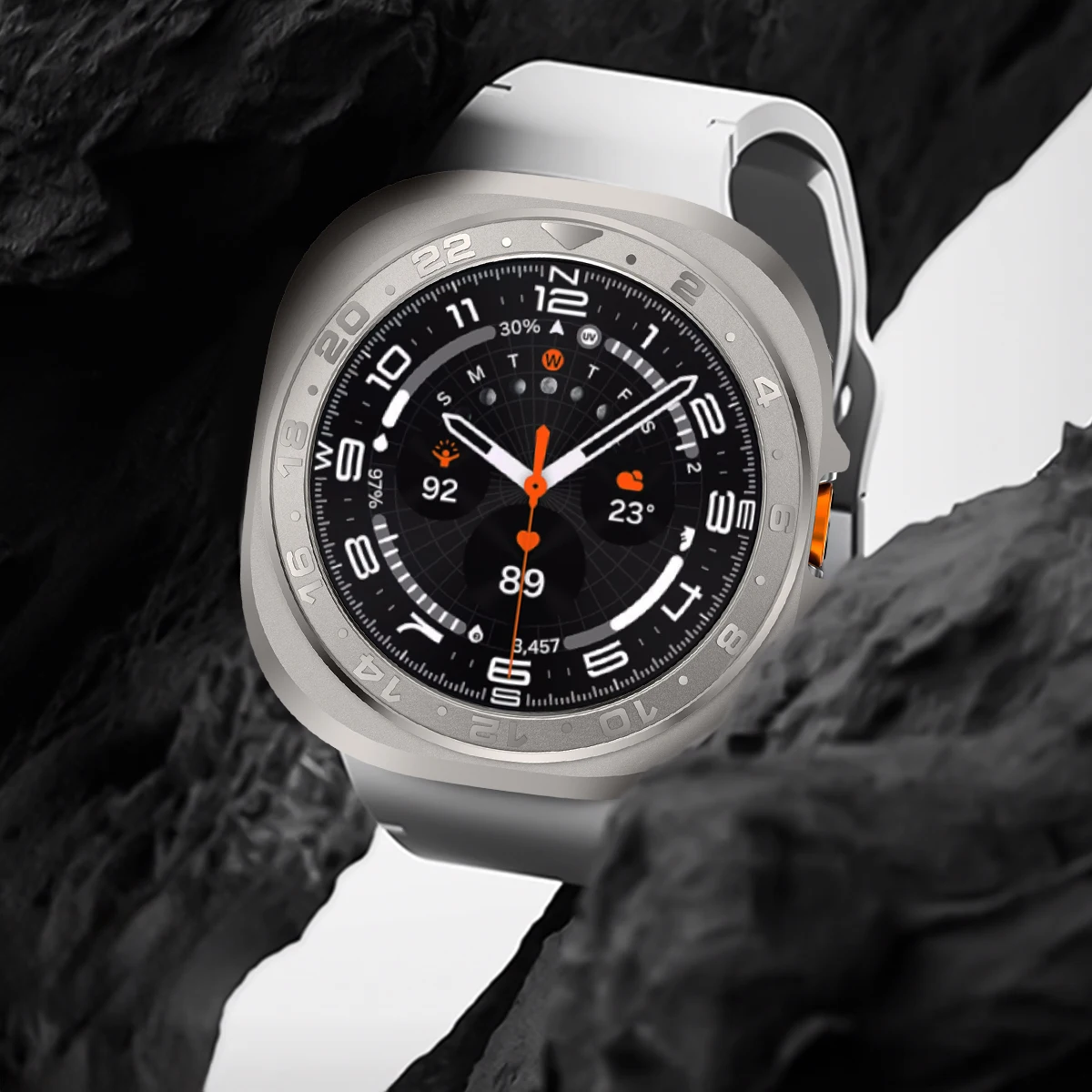 Фото Металлический чехол с защитой от падения для Samsung Galaxy Watch Ultra 2025 47 мм, защитная рамка из сплава для Galaxy Watch Ultra, твердый корпус 47 мм №4