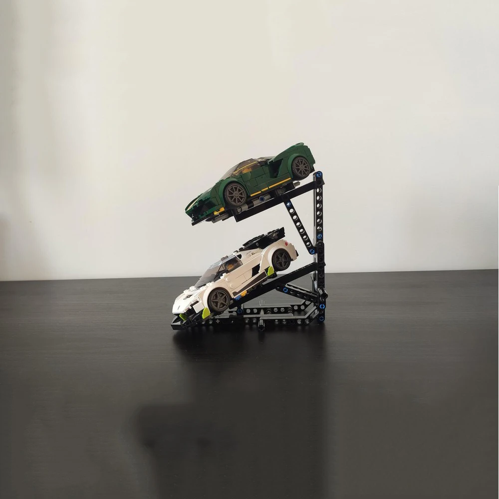 MOC 4 масштабируемый автомобиль сделай сам скоростные чемпионы стенд гоночный