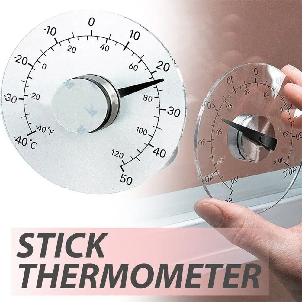 

Outdoor Window Sticking Thermometer Temperature Monitoring Meter Temperature Gauges Temperature Measuring Tester