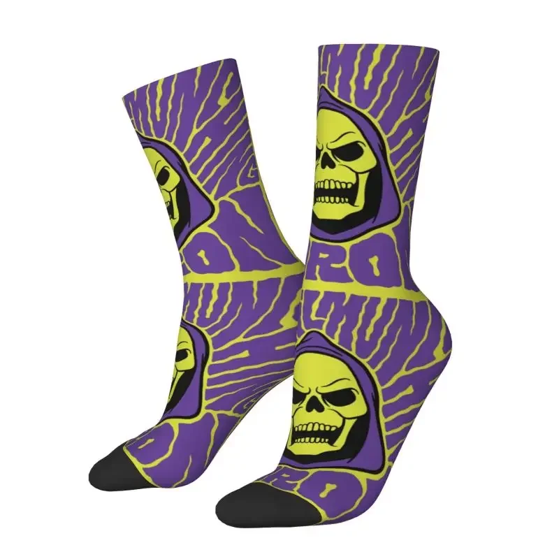 

Skeletor Men Women Crew Cool He Man Masters Of Universe Heman 80S Cartoon Novelty Spring Summer Autumn Winter Dress Socks