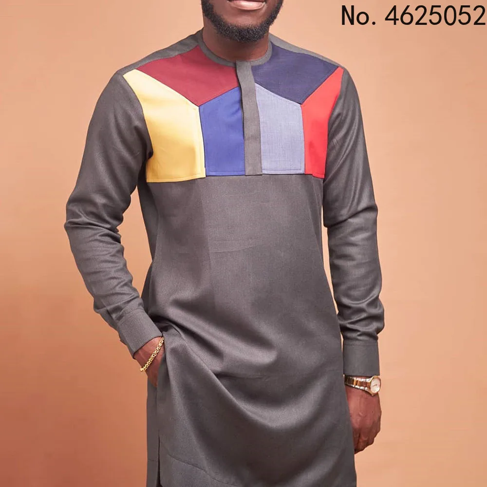 

Dashiki мужские топ и брюки 2 шт. комплект одежды африканская мужская одежда 2022 богатая африканская одежда для мужчин Дашики рубашка с брюками