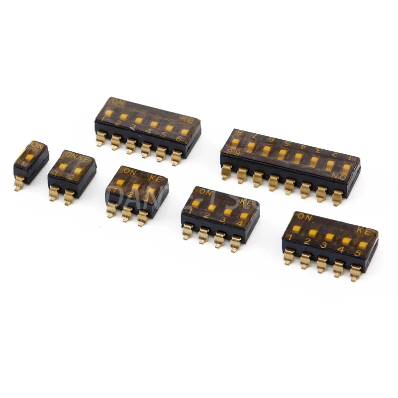 SMD KE DIP-переключатель 2 54 мм позолоченные ножки 1 3 4 5 6 8 10 P устойчивый к высоким