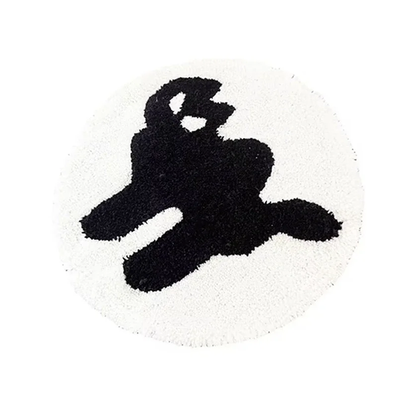 Ковер На Хэллоуин Мультфильм Тыква призрак Кошка дверной коврик нескользящий